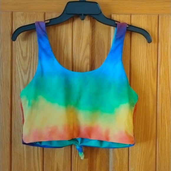 EUC Zaful Rainbow Tie Dye Bikini Set - Picture 3 of 8